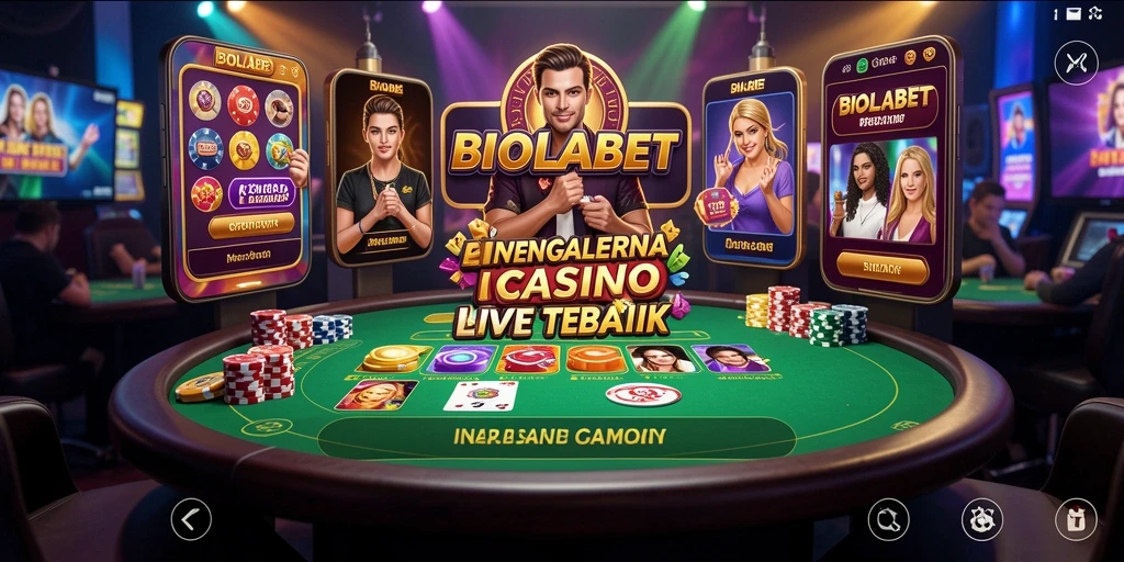 Tampilan gameplay menarik di BIOLABET Live Casino.