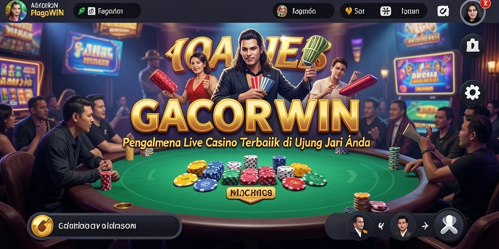 Tampilan gameplay menarik di GACORWIN Live Casino.