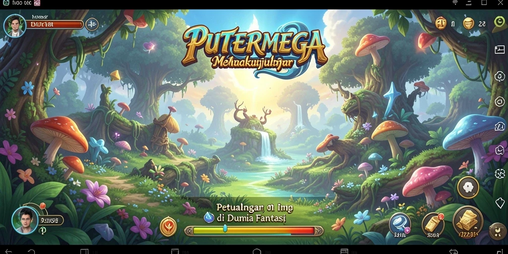 Tampilan gameplay yang mendebarkan di dunia petualangan PUTERMEGA.