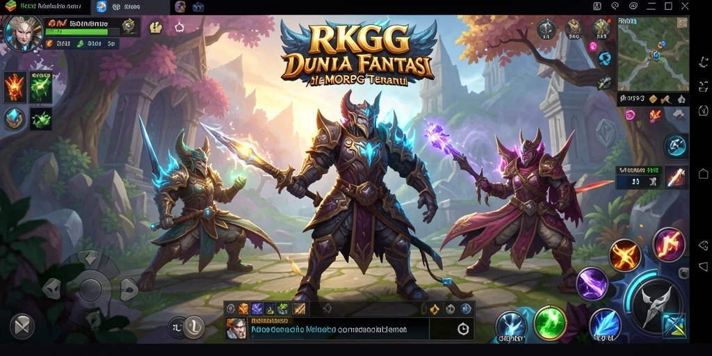 Tampilan gameplay menarik dari RKGG yang memikat pemain di dunia MMORPG.