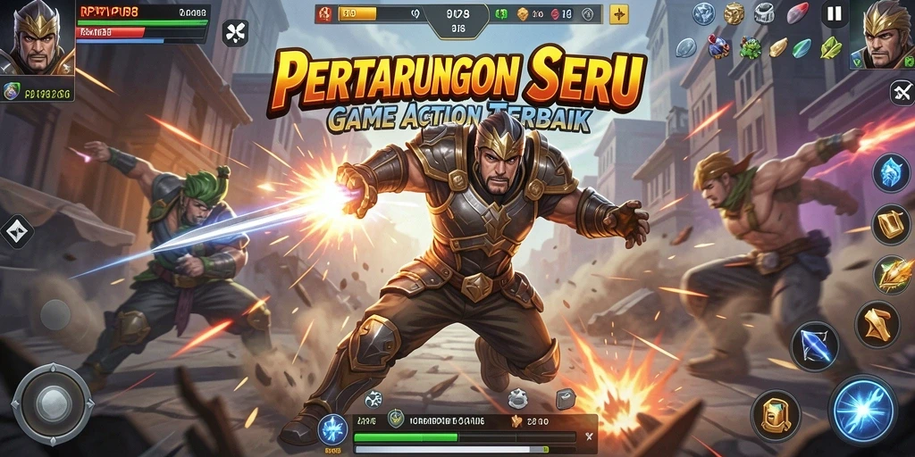 Gameplay RPVIP8 yang seru dengan berbagai aksi mendebarkan.