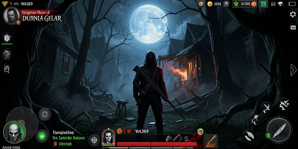 Screenshot WA369 menampilkan suasana mencekam dalam gameplay Horror.